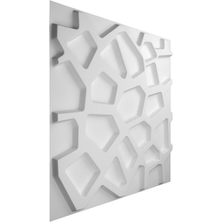 Ekena Millwork Dublin EnduraWall Decorative 3D Wall Panel, White, 19 5/8"W x 19 5/8"H WP20X20DUWH